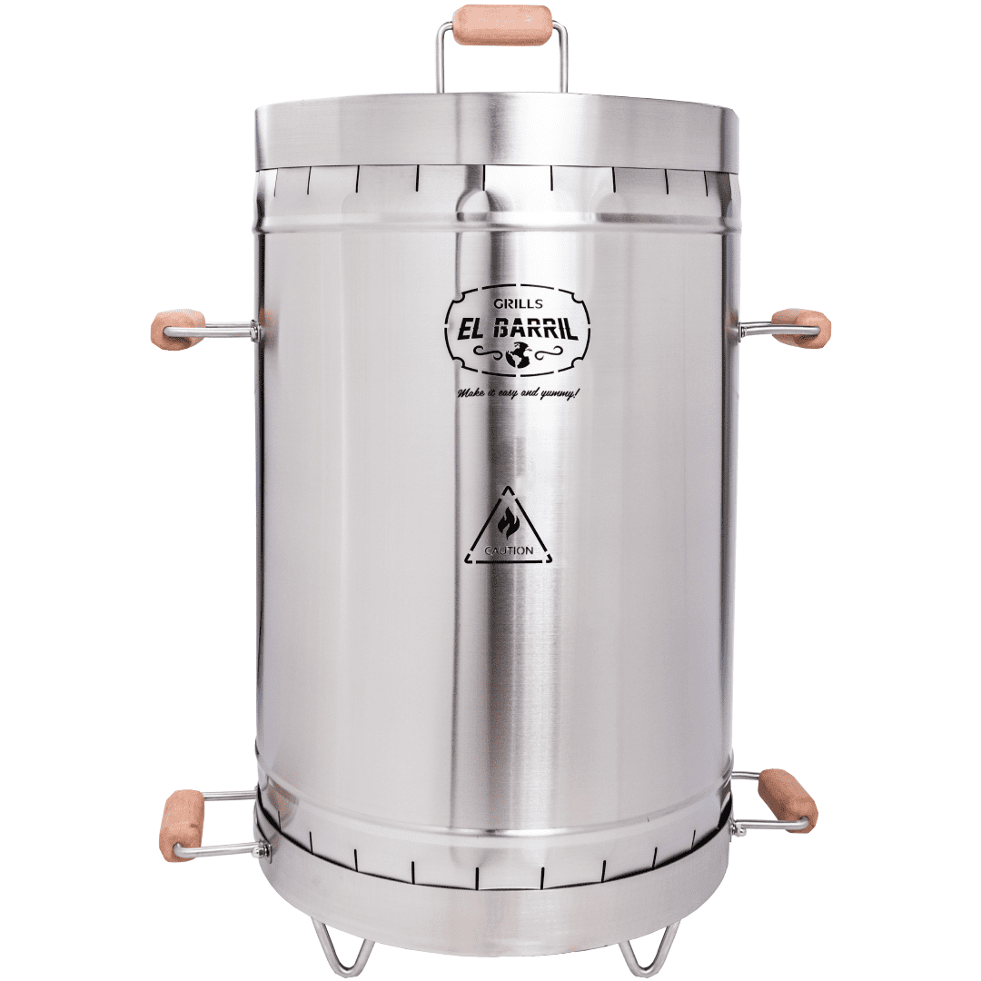 Barril asador mediano en acero