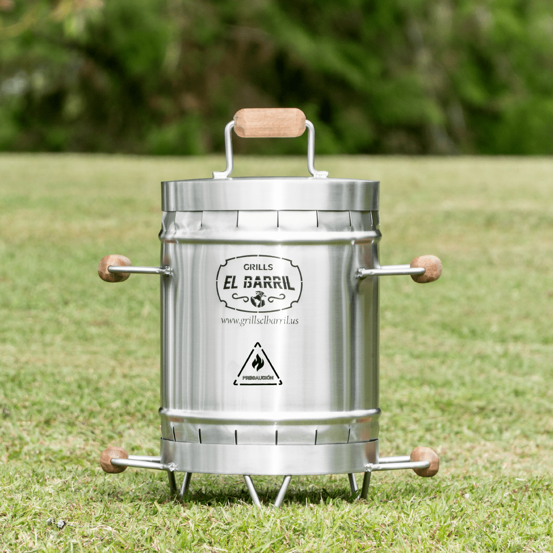 Barril asador mini en acero