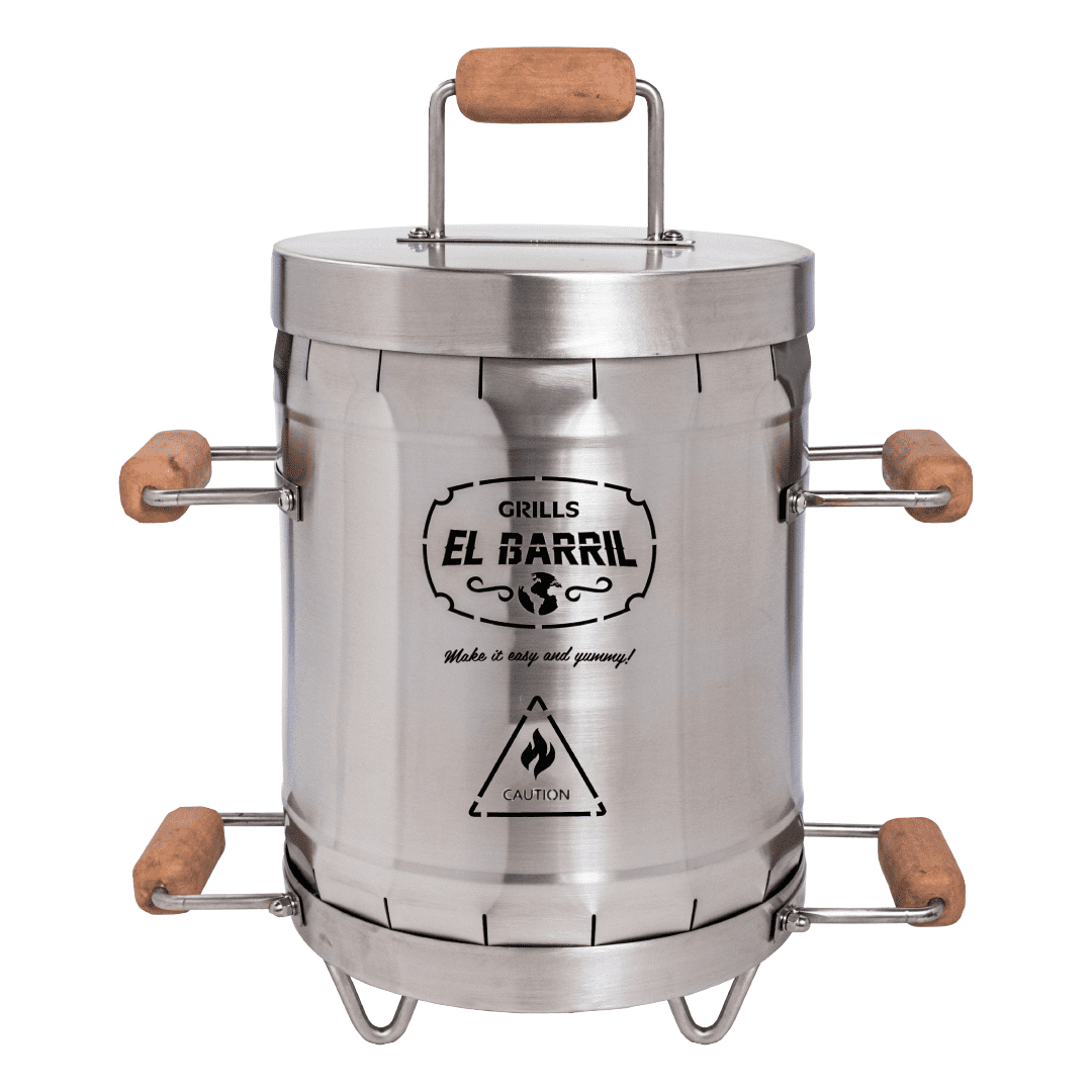 Barril asador mini en acero