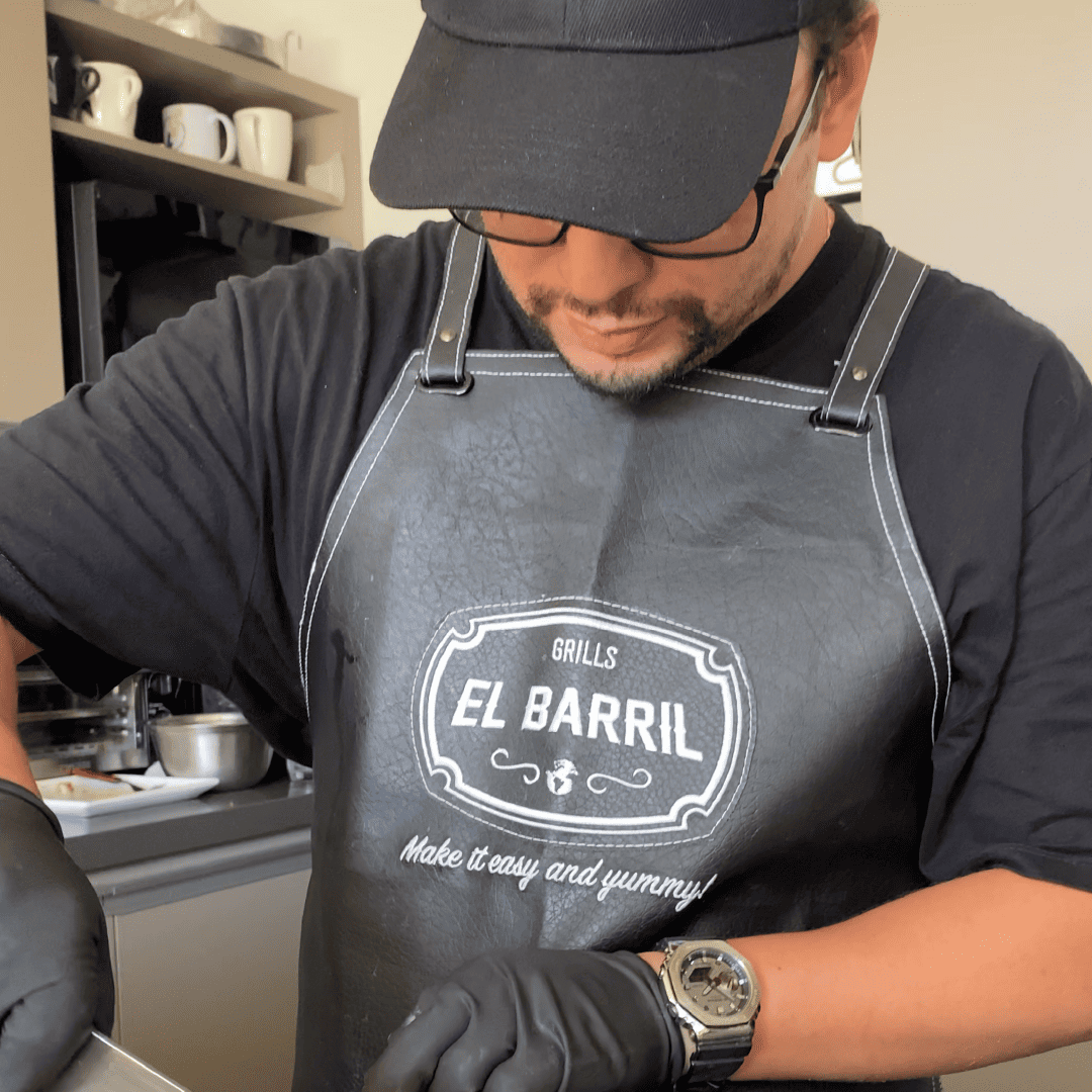 Delantal para parrillero sintético