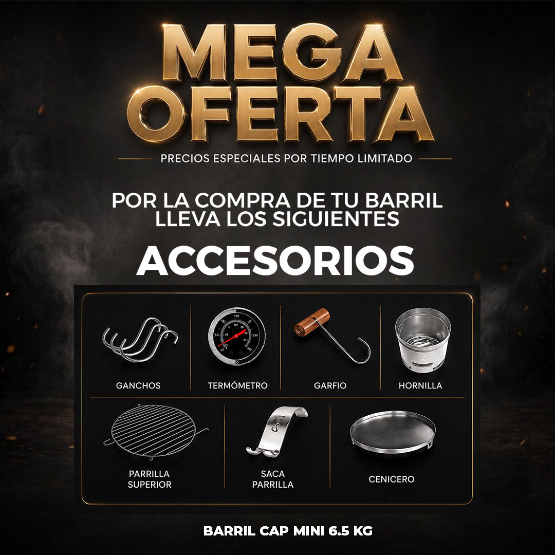 🔥 Barril Mini 2x1 | 12 Cuotas Sin Interés ⭐