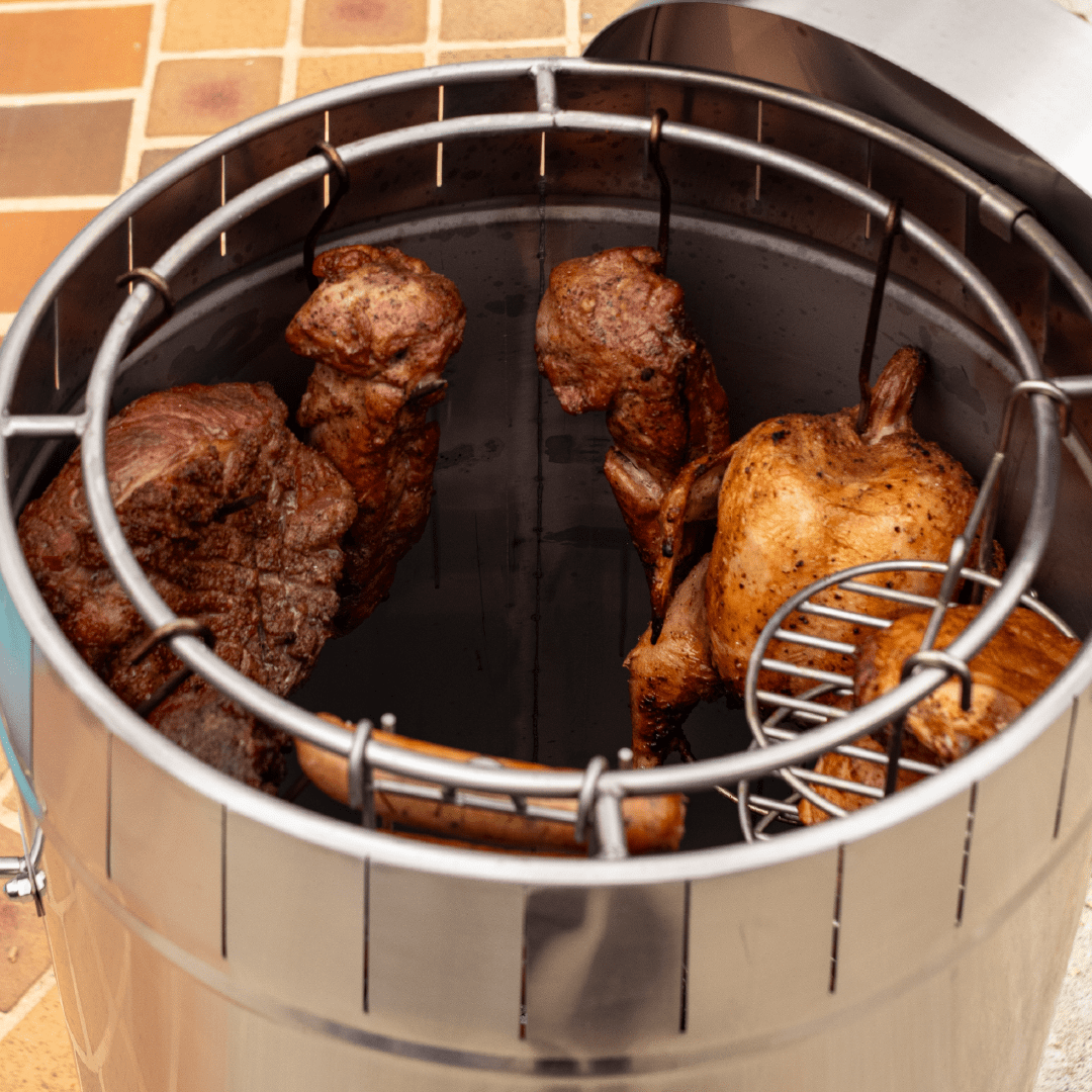 Barril asador mediano en acero
