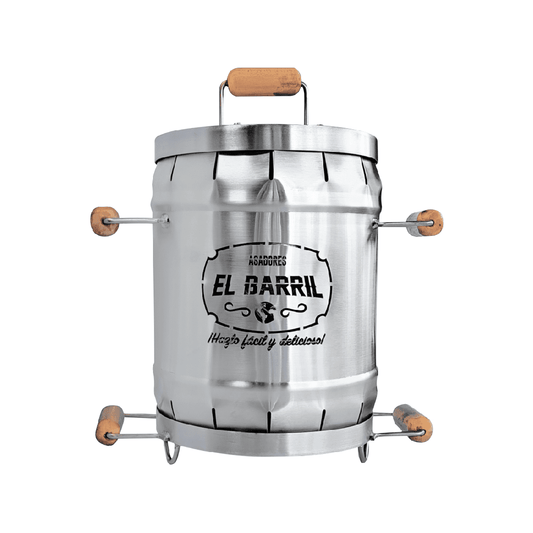 Barril asador bebe en acero