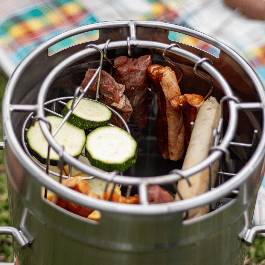 Barril asador mini lite en acero