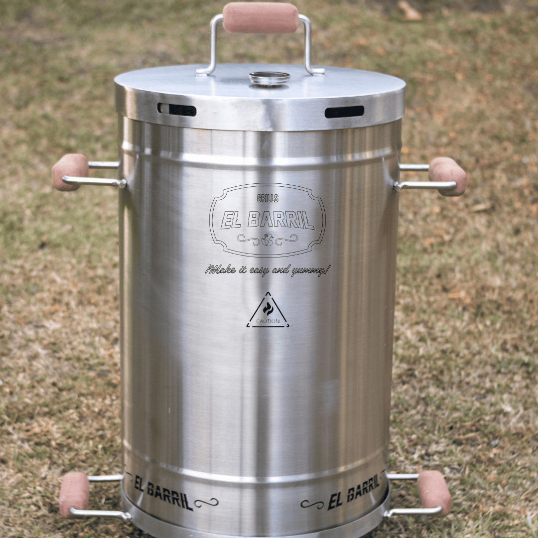 Barril asador pequeño lite en acero