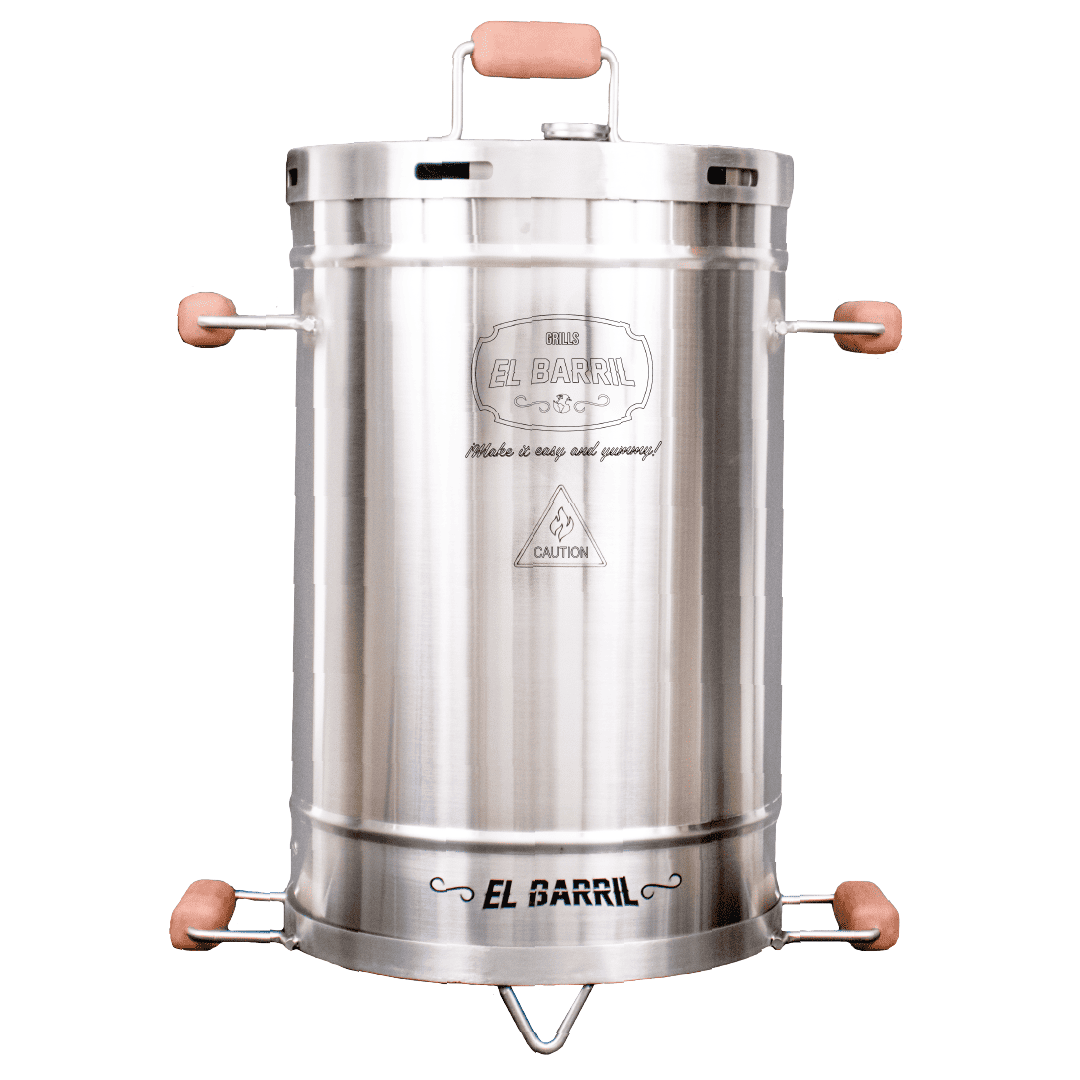 Barril asador pequeño lite en acero