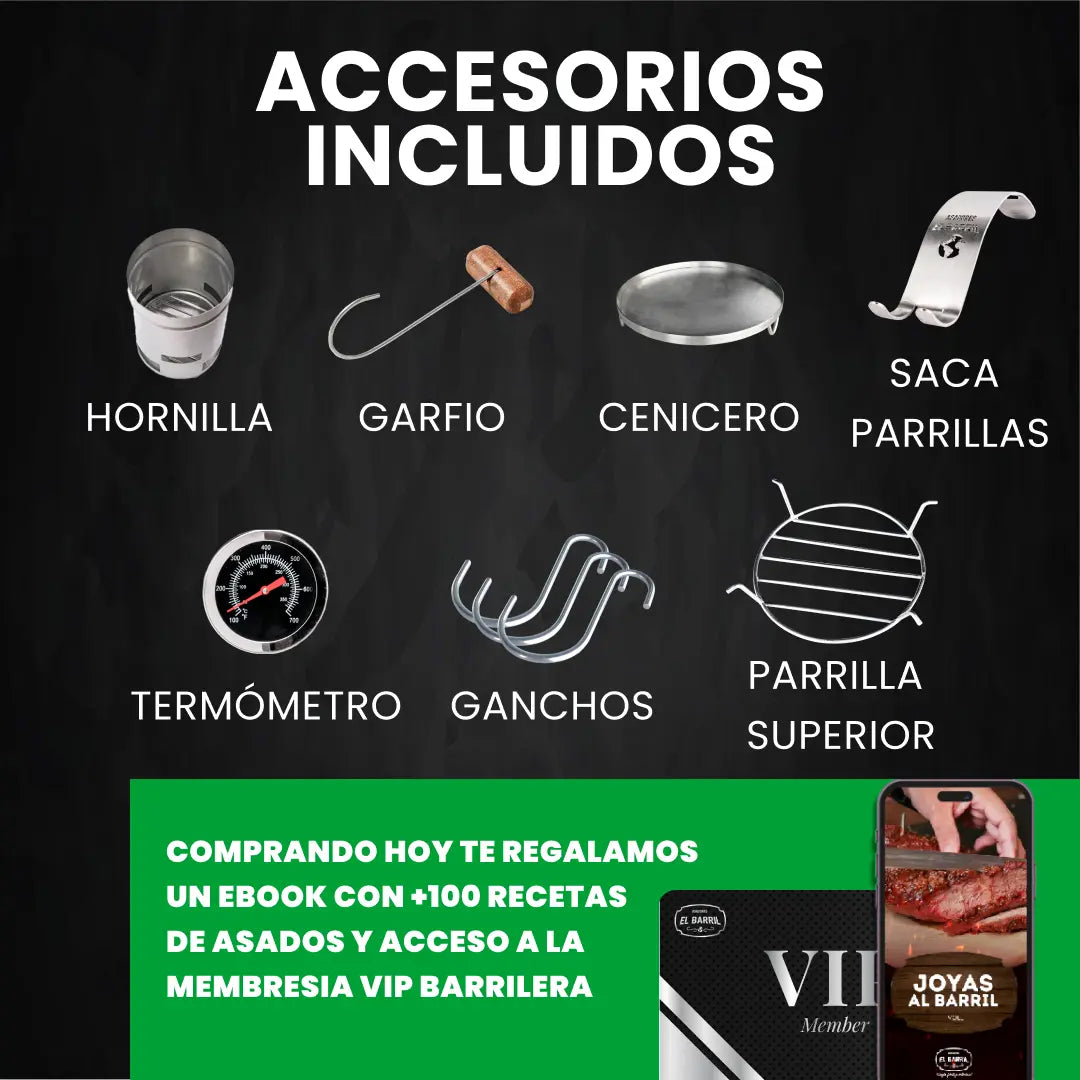 ASADOR AL BARRIL OFERTA EXCLUSIVA