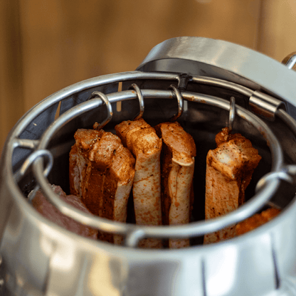 Barril asador bebe en acero