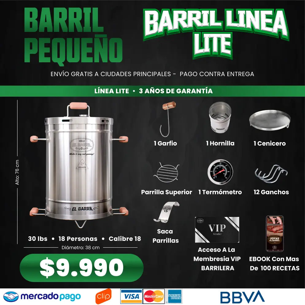ASADOR AL BARRIL OFERTA EXCLUSIVA