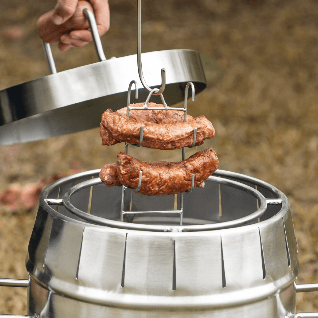 Barril asador mini en acero